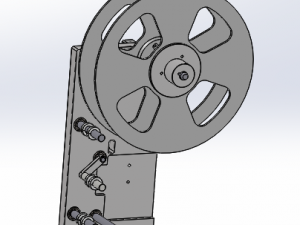 guide wheel of laminated machine module 3D 모델