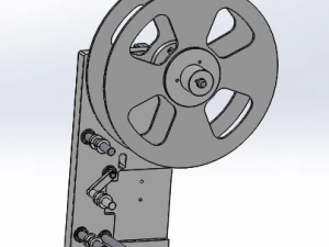 guide wheel of laminated machine module 3D Model