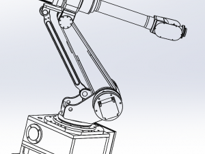 6 axis robots Model 3D