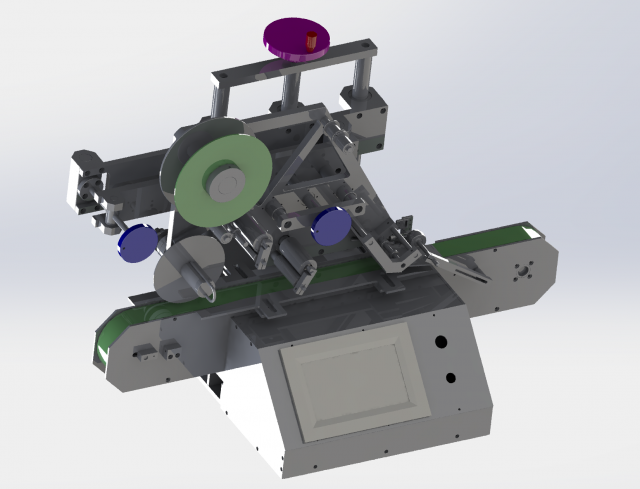 table type labeling machine 3D मॉडल .c4d .max .obj .3ds .fbx .stl .blend 