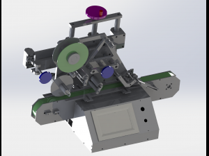 table type labeling machine 3D Model