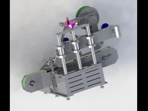 етикетувальна машина настільного типу 3D Модель