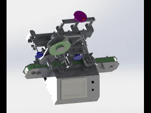 етикетувальна машина настільного типу 3D Модель