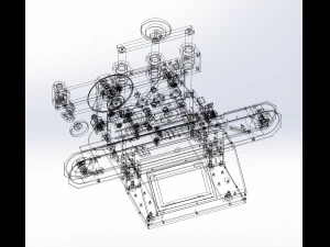 етикетувальна машина настільного типу 3D Модель