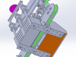 етикетувальна машина настільного типу 3D Модель