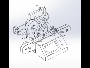 етикетувальна машина настільного типу 3D Модель