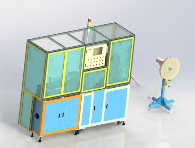 film laser alignment cutting machine 3D Model .c4d .max .obj .3ds .fbx .stl .blend 