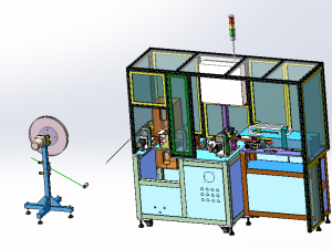 film laser alignment cutting machine 3D Model