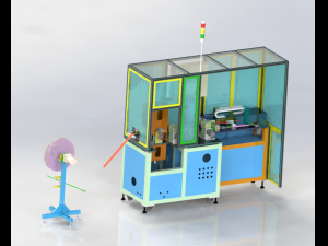 film laser alignment cutting machine 3D Model