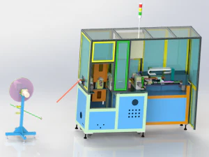 film laser alignment cutting machine 3D Model