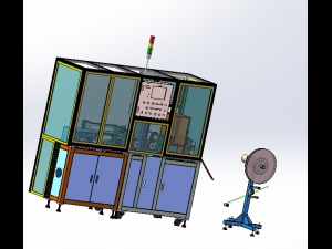film laser alignment cutting machine 3D Model