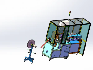 film laser alignment cutting machine 3D Model