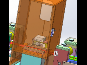 film laser alignment cutting machine 3D Model