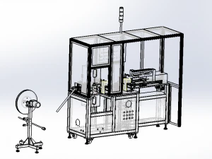 film laser alignment cutting machine 3D Model
