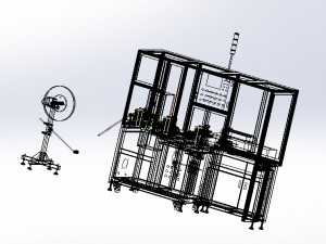 film laser alignment cutting machine 3D Model