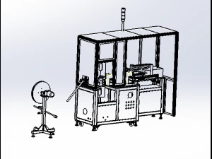 film laser alignment cutting machine 3D Model