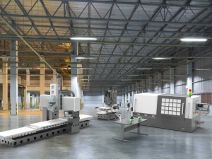 assembly of machining equipment 3D Model