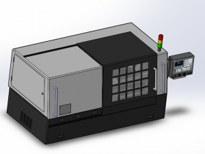 assembly of machining equipment Modello 3D