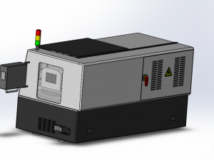 assembly of machining equipment Modello 3D