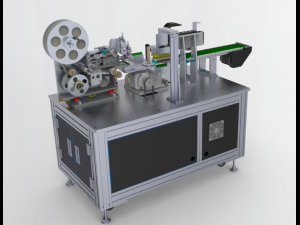 circular arc surface labeling machine 3D मॉडल