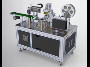 circular arc surface labeling machine 3D Model