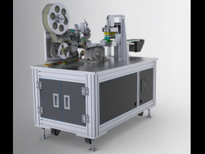 circular arc surface labeling machine 3D Model