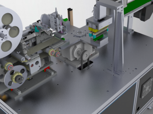 circular arc surface labeling machine 3D 모델