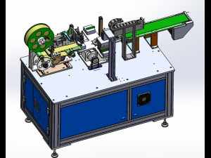 circular arc surface labeling machine 3D 모델
