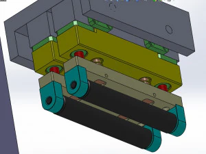 circular arc surface labeling machine 3D Model