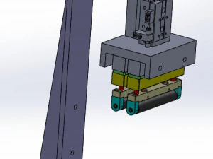 circular arc surface labeling machine 3D Model