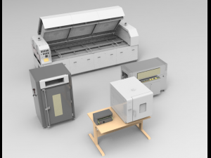 collection of oven-type devices 3D Model