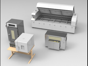 collection of oven-type devices 3D Model
