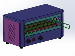 collection of oven-type devices 3D Model