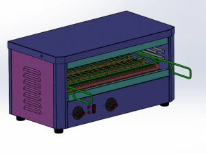 collection of oven-type devices 3D Model