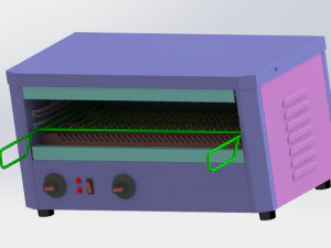 collection of oven-type devices 3D Model