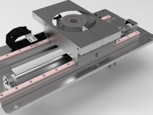 the horizontal motion and rotation integrated module 3D Model