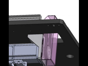 the horizontal motion and rotation integrated module 3D Model