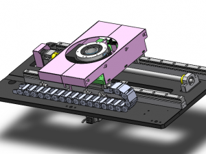 the horizontal motion and rotation integrated module Modello 3D