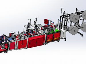 n95 mask production machine 3D 모델