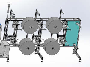 n95 mask production machine 3D 모델
