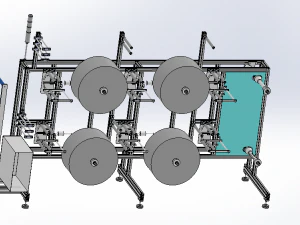 n95 mask production machine 3D Model