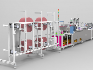 n95 mask production machine 3D 모델