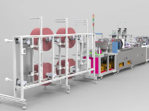 n95 mask production machine 3D Model