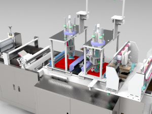 n95 mask production machine 3D 모델