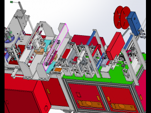 n95 mask production machine 3D 모델