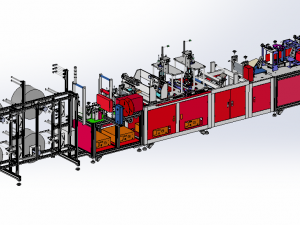n95 mask production machine 3D 모델
