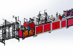n95 mask production machine 3D Model