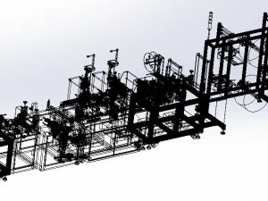 n95 mask production machine 3D Model