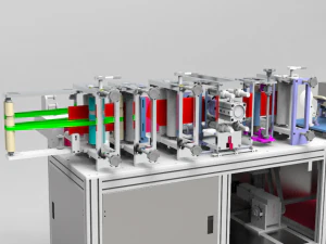 n95 mask production machine 3D Model