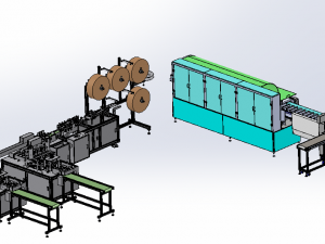 mask production machine 3D Модель